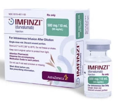 在 ADRIATIC III 期试验中,度伐利尤单抗注射液(英飞凡/imfinzi) 显着改善了局限期小细胞肺癌患者的总生存期和无进展生存期插图 在 ADRIATIC III 期试验中,度伐利尤单抗注射液(英飞凡/imfinzi) 显着改善了局限期小细胞肺癌患者的总生存期和无进展生存期插图